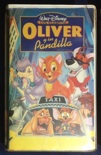 Oliver Y Su Pandilla Película Vhs Clásicos Disney Original