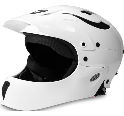 Sweet Protection Rocker Ff Casco, Blanco Brillante, M - L