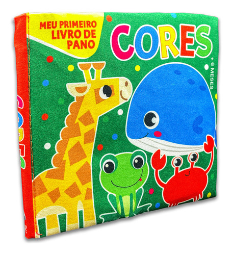 Meu Primeiro Livro de Pano - Cores, de On Line a. Editora Online, capa mole, edição 1 em português, 2023
