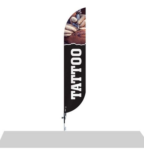 Wind Flag Banner Dupla Face 3m Tattoo - Apenas Tecido