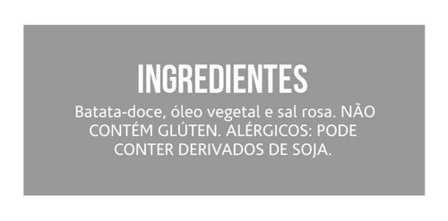 Imagem 5 de 6 de 10x Batata Doce Chips Belive Com Sal Do Himalaia 50g