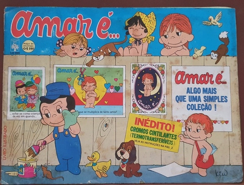 Album Amar É ...1985 - Raro Completo Com Livro De Brinde (Usado)