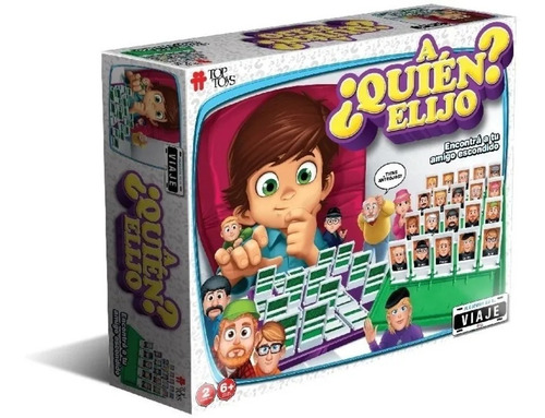 Juego - A Quien Elijo Edicion Viaje - Top Toys - Clasico