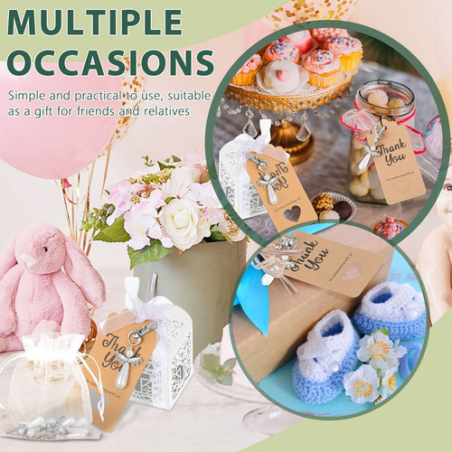 Y 24pc Llaveros Para Bautizo Recuerdos Para Baby Shower