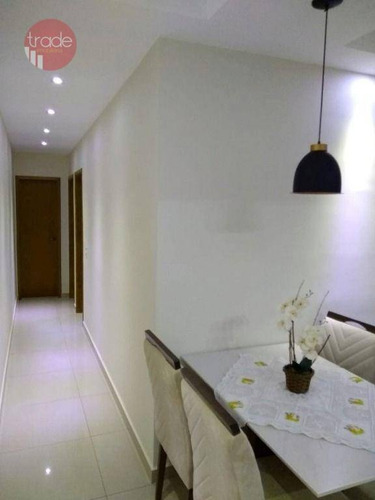 Apartamento Com 2 Dormitórios À Venda, 53 M² Por R$ 260.000,00 - Reserva Sul Condomínio Resort - Ribeirão Preto/sp - Ap7055
