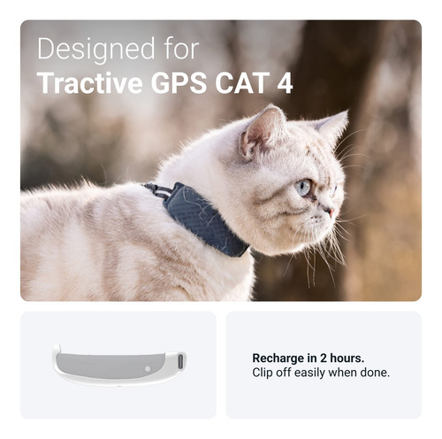 Cargador Gps Tracker Tractive Gps Dog 4 (lte) Con Clip