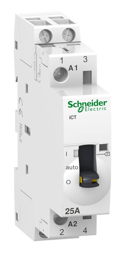 Contactor Mando Manual Schneider Act I9 Ict 25a 2na 230 Vca