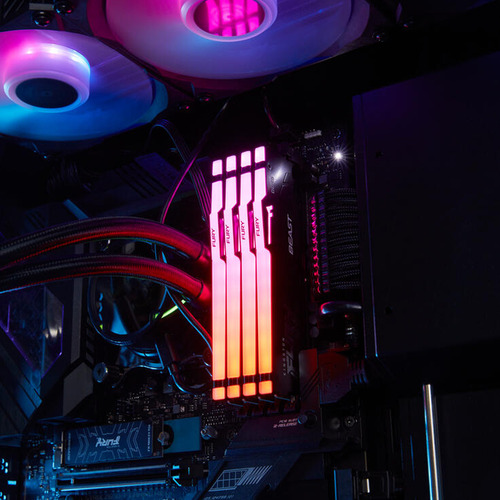 Memoria Ram Kingston Fury Beast Rgb, Ddr5,32gb2x16, 6000mhz