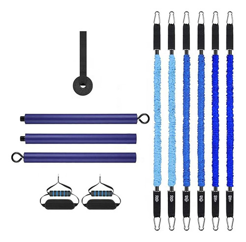 Kit De Barra De Pilates Con Bandas Elásticas De La Puerta
