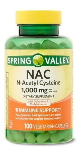 Spring Valley Nac N Acetyl Cysteine 1,000mg  Acetilcisteina