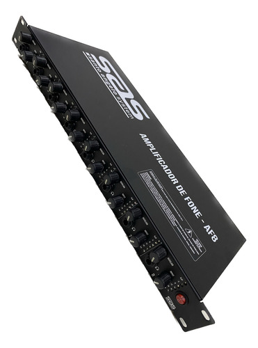 Amplificador De Fone De Ouvido Af8 Santo Angelo Retorno Novo