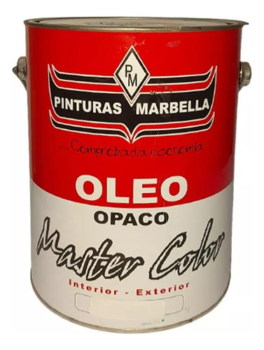 Pintura Oleo Opaco Blanco Marbella Galon 3,78 Lts