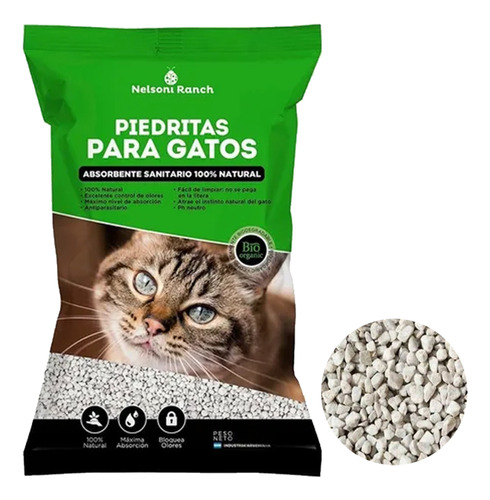 Piedra Sanitaria Gato Bio Organic 32 Kg + Envío Gratis