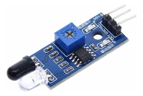 2 X Sensor Obstáculo Infravermelho Reflexão Lm393 P/ Arduino