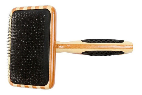 Rasqueadeira De Bambu Listrada Com Pinos Macios - G Bass Cor Preto