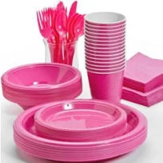 Platos y vasos desechables para fiestas hotsell