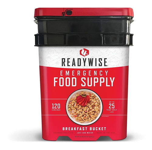 Readywise Emergency Food Freeze-dried, Non-perishable Breakf