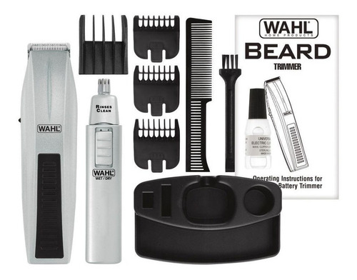Set De Recortadora De Barba Wahl Battery Moustache