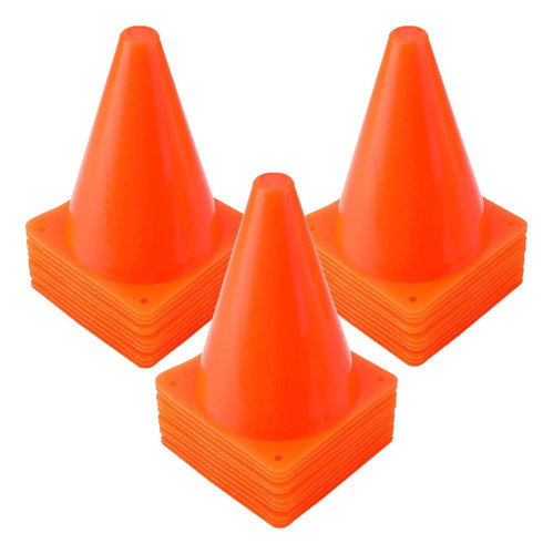 Faswin 40 Paquete De 7 Pulgadas Cono De Tráfico, Conos De De