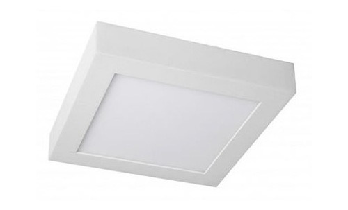 Panel Led 12w Cuadrado Sobreponer 6500k 30.000 Horas Ilumax