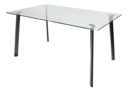 Imagen 5 de 9 de Mesa Comedor Ferra Base Negra 150x90