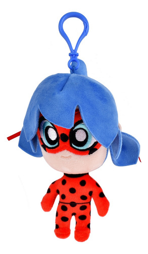 Peluche De 13 Cms Con Clip Para Colgar Miraculous - Ladybug