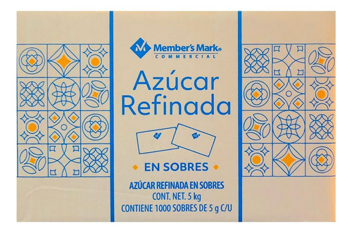 Sobres De Azucar Refinada Members Mark Caja 1000 Sobres 5g