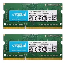 Comprar Memória De Notebook Crucial 4gb*2 Pc3l Ddr3l Para Notebook 1