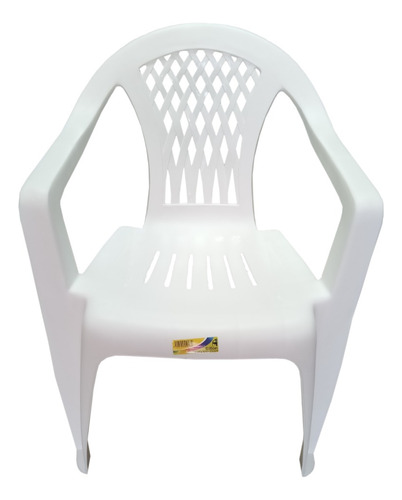 Sillon Plastico Reforzado  Antideslizante Mica Blanco