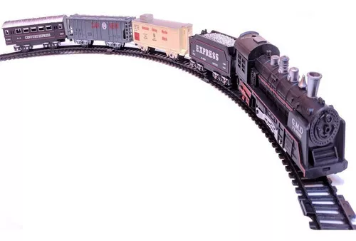 Pista Trem Locomotiva 103,5cm, DM Toys : : Brinquedos e Jogos