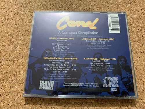 Imagen 4 de 4 de Cd- A Compact Compilation Camel