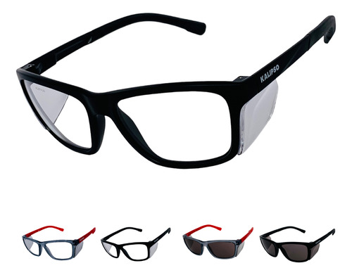Oculos Segurança Para Colocar Lente Grau Cancun - Epi Cor da lente PRETO INCOLOR