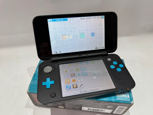 Nintendo 2ds Xl Negro Turquesa Mario Kart Don. Kong Físico Turquesa (Usado)