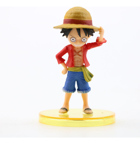 Figuras One Piece Set X6 Chibi Luffy Usopp Alvida Pvc