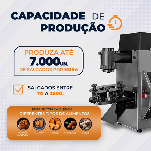 Máquina De Fazer Salgados E Doces 7g-250g Compacta Print