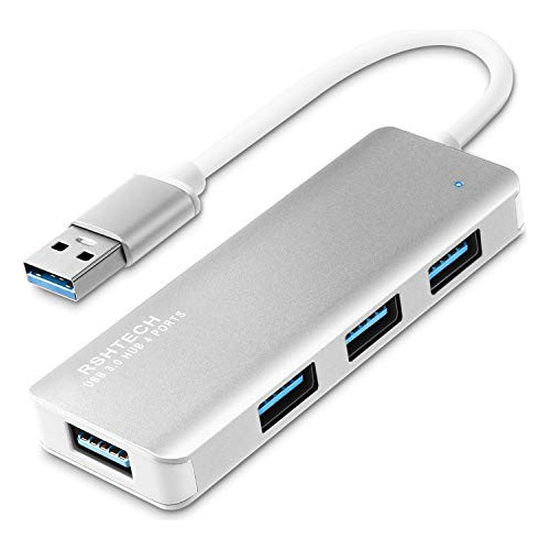 Usb 3.0 Hub Aluminio 4 Puertos Ultra Delgado Usb 3.0 Da...