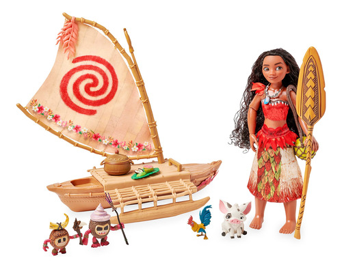 Set De Juego Disney Moana Classic Doll Ocean Adventure Con A