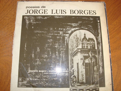 Poesias De Jorge Luis Borges - Lp - Ernesto Bianco