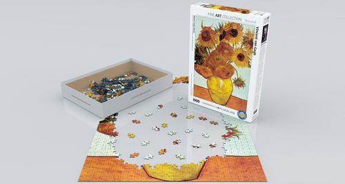 Imagen 2 de 2 de Rompecabezas Eurographics - Twelve Sunflowers - 1000 Piezas