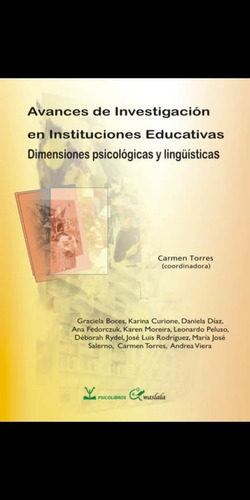 Avances De Investigación En Instituciones Educativas