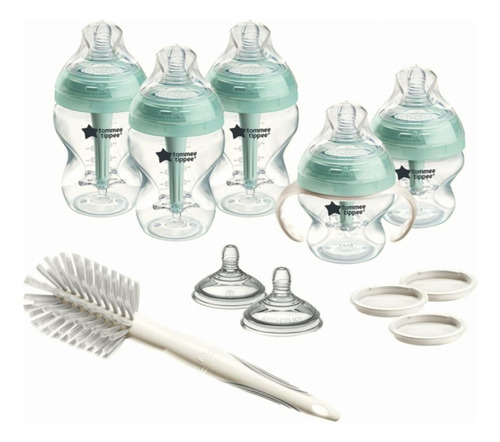 Tommee Tippee Advanced Anti-colic Grow With Baby Bottle Set, Color Grow With Baby: Self-sterilizing