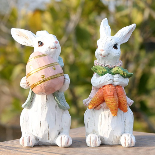 Adornos De Conejo De Pascua, Estatuas De Conejo For .