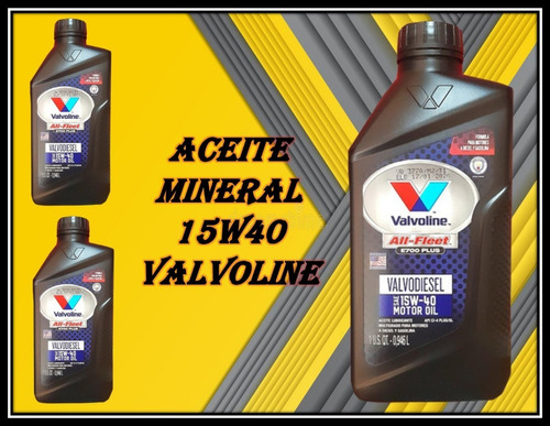 Aceite Mineral 15w40 Valvoline 