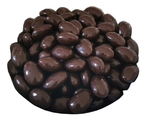 Almendra Cubierta De Chocolate Oscuro, Sin Azucar, Keto