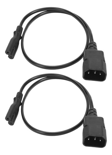 Cable Adaptador De Corriente Iec320 C14 A Iec320 C7, Convert