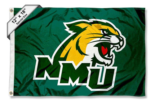 Barco Nmu Wildcats Y Bandera Náutica