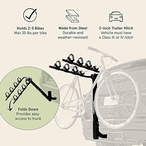Retrospec Lenox 2-5 - Soporte De Enganche Para Bicicletas Pa