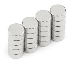 Imagen 2 de 6 de 25 Imanes De Neodimio 8x4 Mm Super Portentes Decoracion