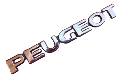 Insignia Palabra Peugeot Crom. Borde Negro Peugeot 306 Y 106