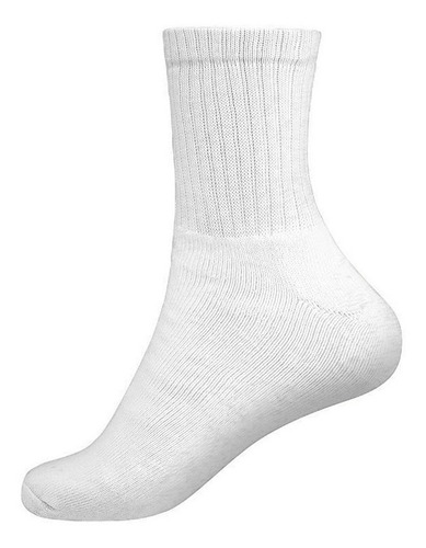 Meias Masculina Kit 12 Pares Cano Alto Longo Sport Algodão